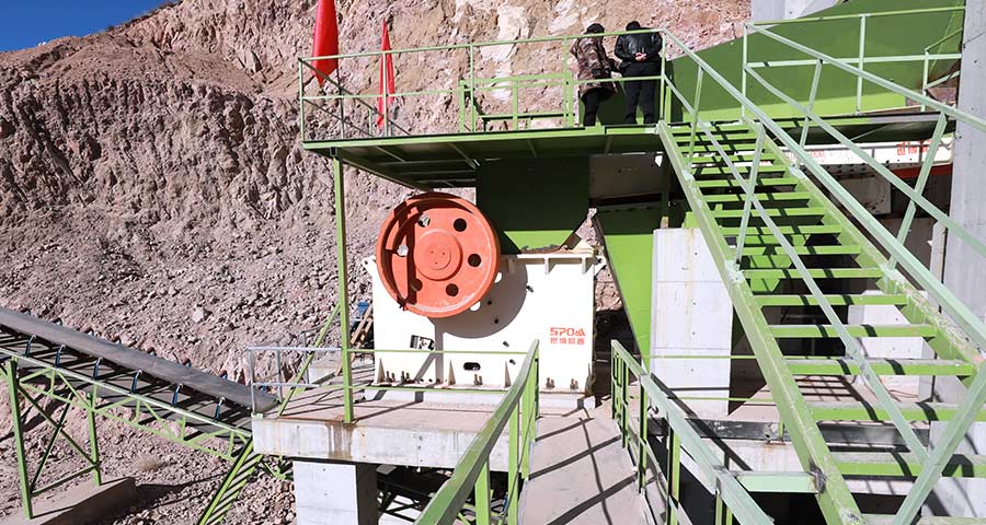 The Honduras 100Tph Granite Stone Production Line