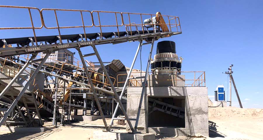 The Sri Lanka 200Tph Granite Gravel Aggregate Production Line