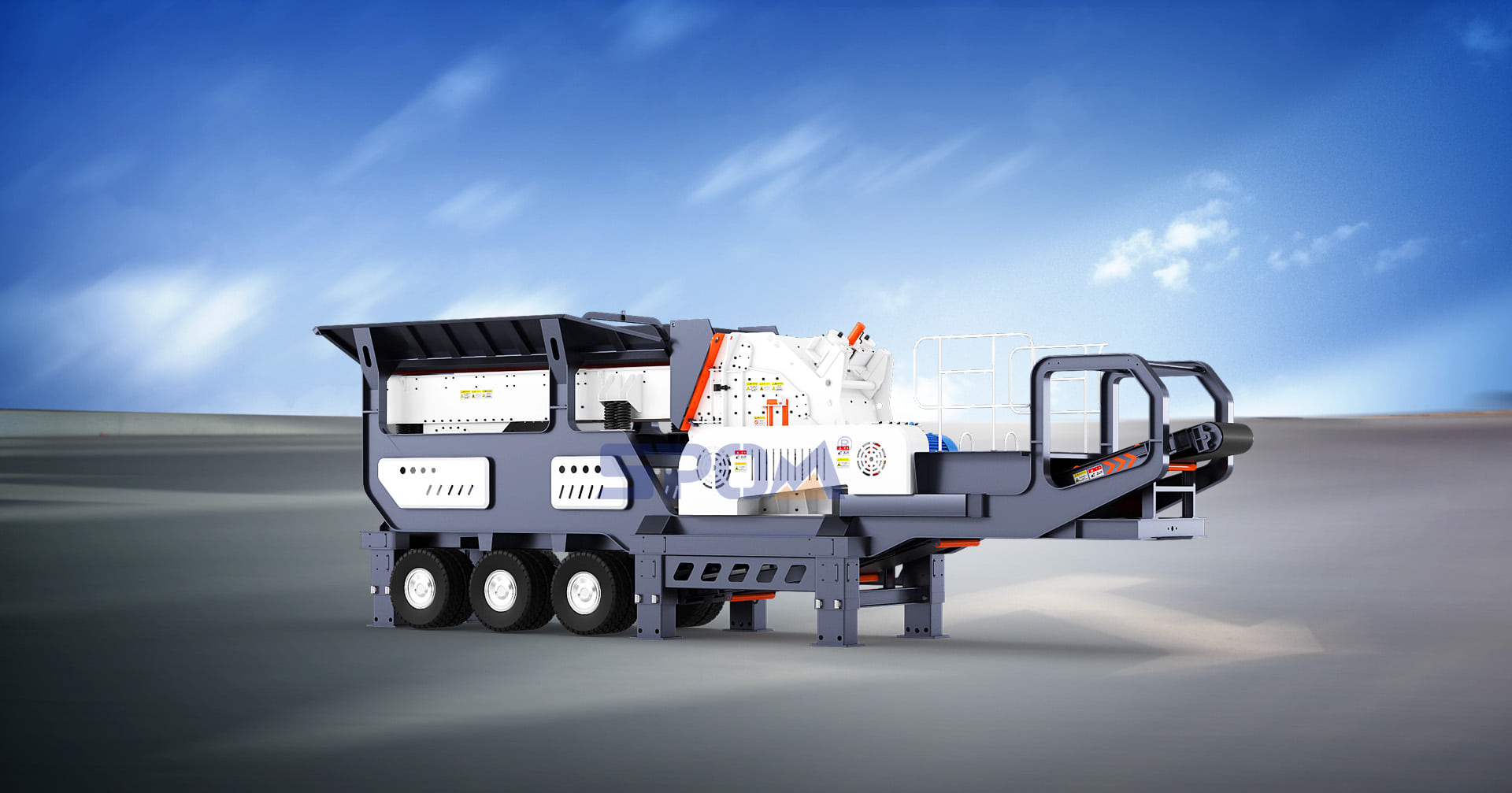 Mobile Impact Crushing Plant