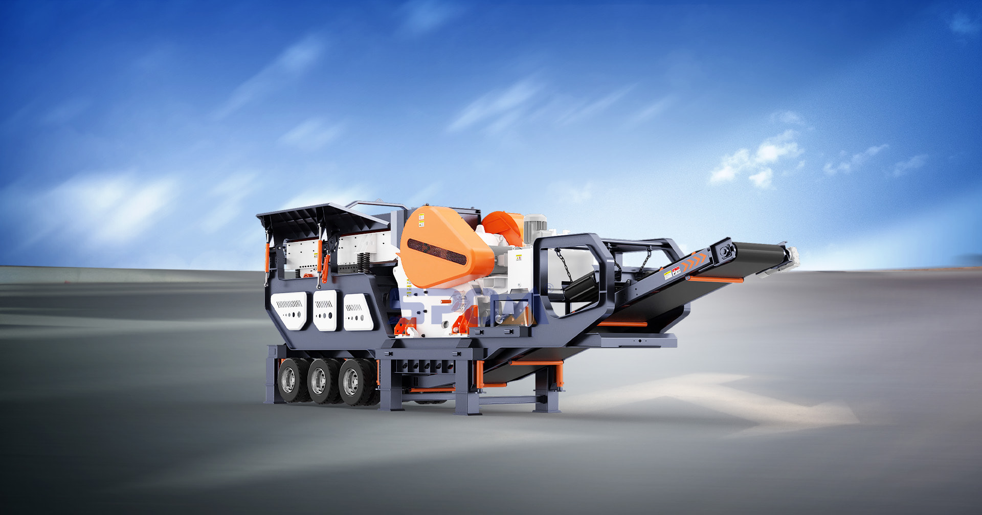 Mobile Jaw Crushing Plant