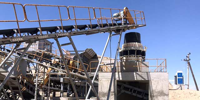 The Sri Lanka 200Tph Granite Gravel Aggregate Production Line