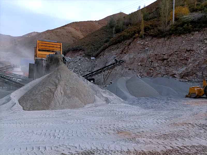 limestone production line